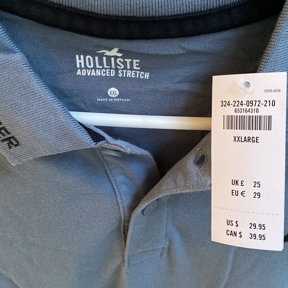 Men’s Hollister Polo- Size XXL- Brand New - Picture 2 of 3